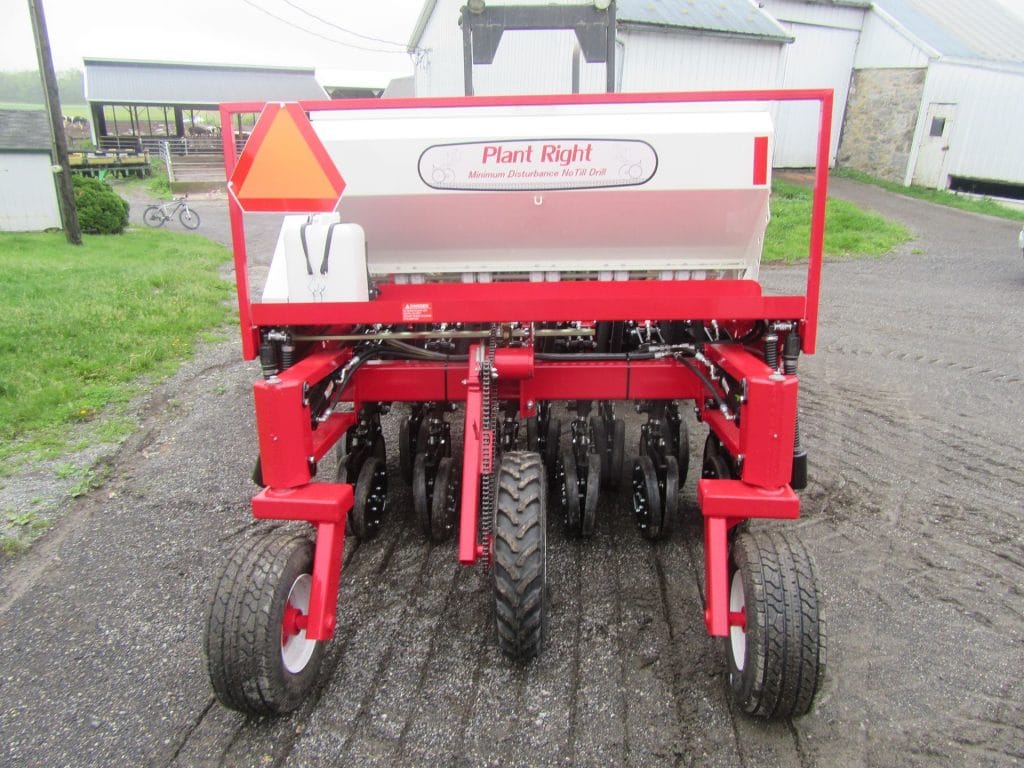 Plant Right no-till drill rear view