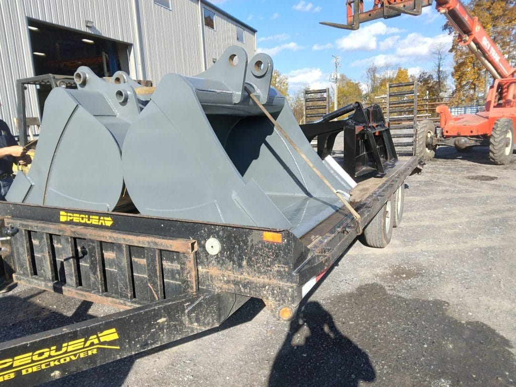 Finished bucket attachment