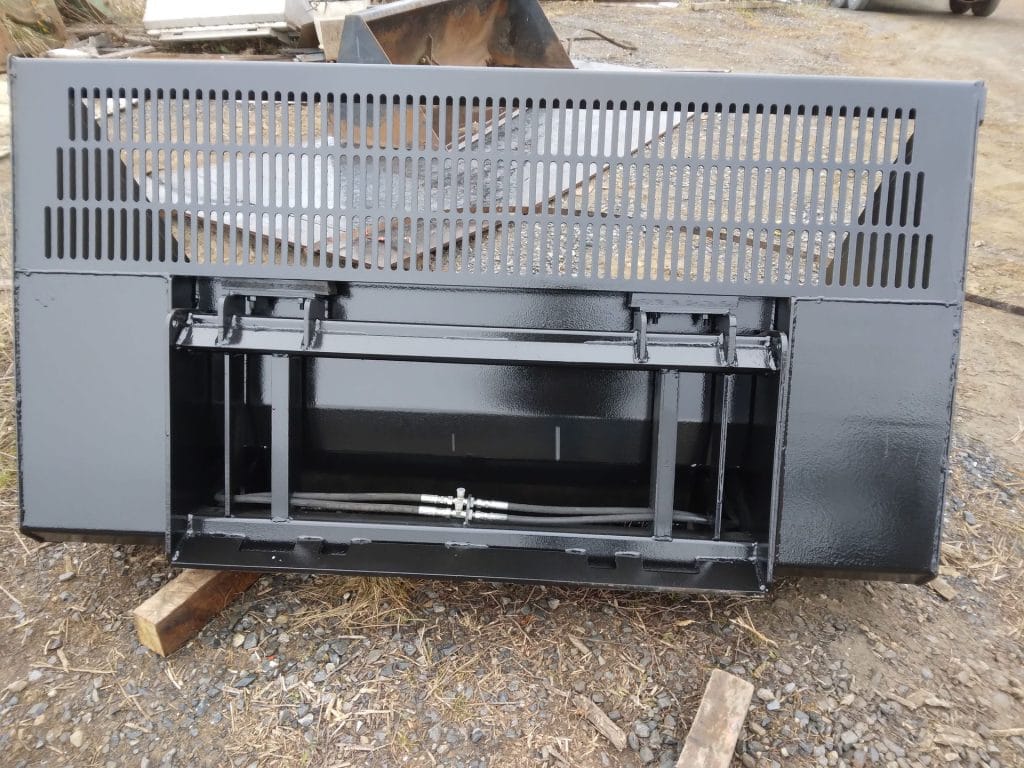 Finished attachment with mesh guard