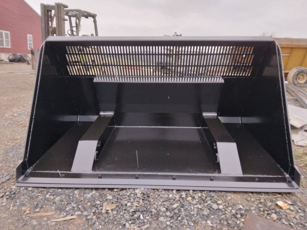 Finished bucket attachment