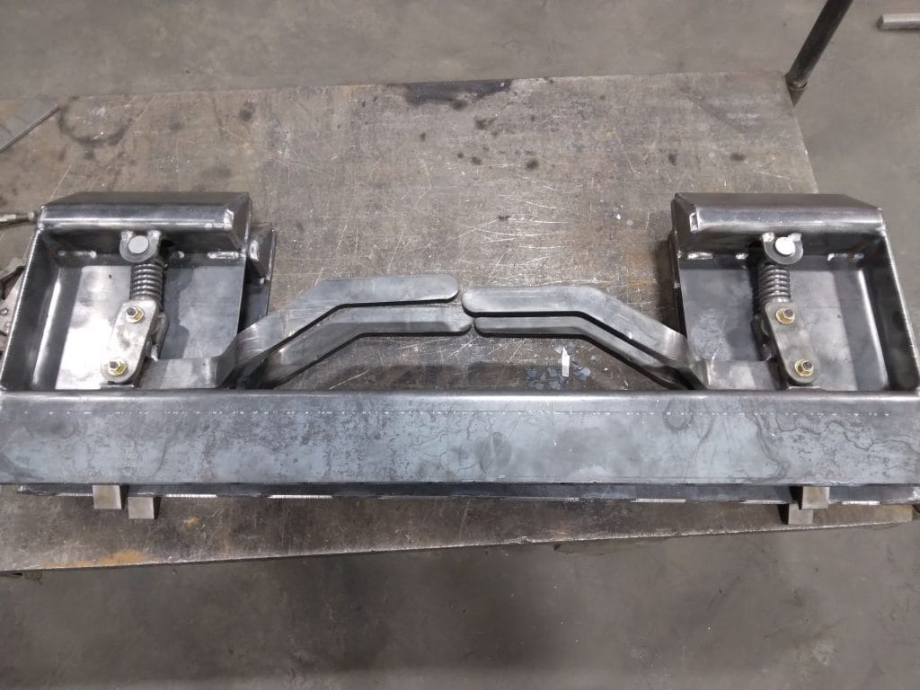 Heavy fabricated steel part